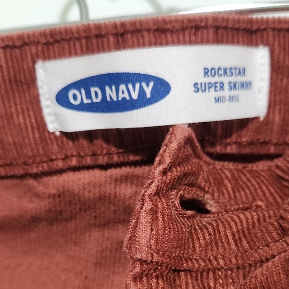 Old Navy Women's High Rise Jeans - Deep Rust - Picture 2 of 5